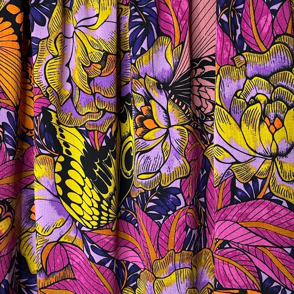 Anthropologie Alexander Farmer Flouncy Boho Colorful Blouse - Picture 6 of 7